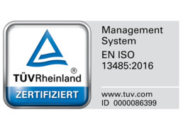 ISO 13485 Prüfzeichen