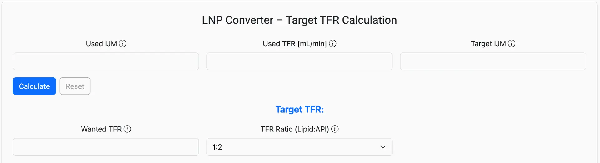 IJM NanoCalculator Tool IJM NanoCalculator Tool