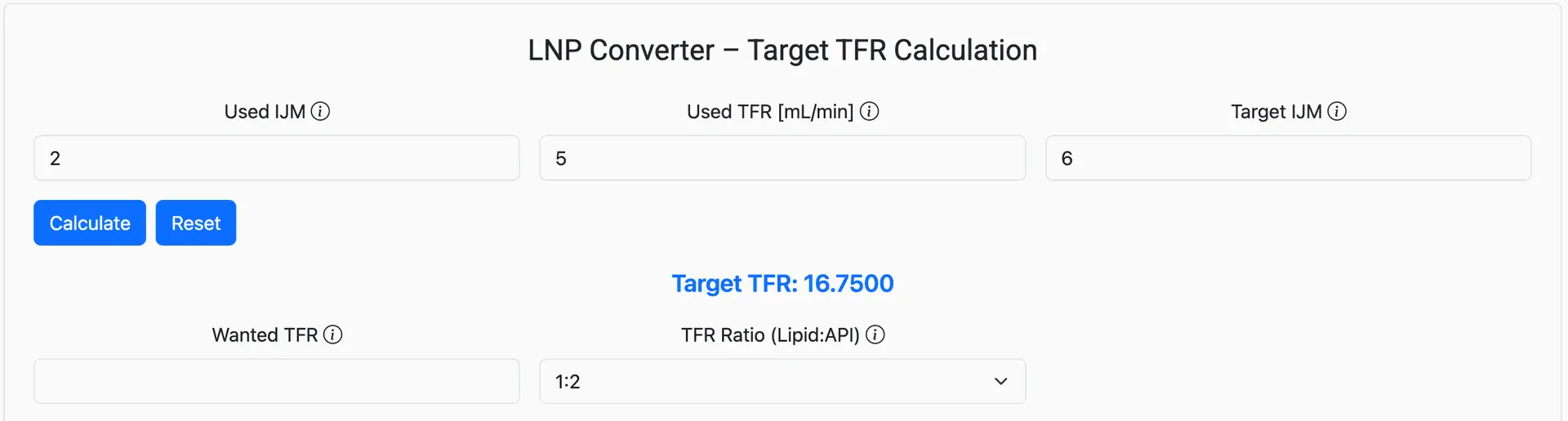 IJM NanoCalculator Tool IJM NanoCalculator Tool