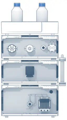 KNAUER preparative system configuration