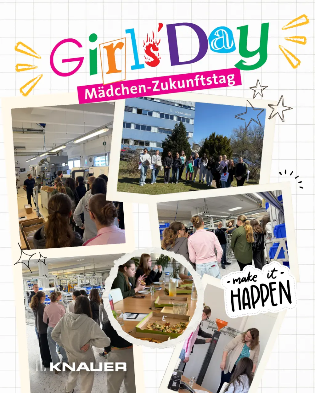 Image 2: Hands-on experience and wonder at Girls’ Day 2025: 13 interested girls assembled pump heads, learned what HPLC is, and how such equipment is developed.
