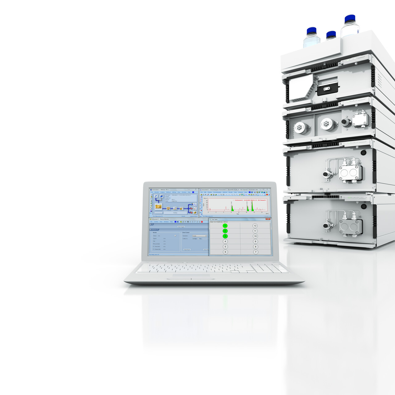 How much detection does a preparative HPLC system need?
