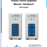 Manual / Handbuch Smartline Online Degasser