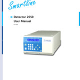 Manual Smartline UV Detektor 2550 / UV-VIS Detektor 2550