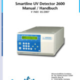 Manual Smartline UV Detector 2600