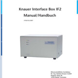 Manual KNAUER Interface Box IF2