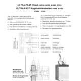 Supplement ULTRA-FAST preparative check valve units