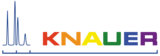 KNAUER Logo in Regenbogenfarben