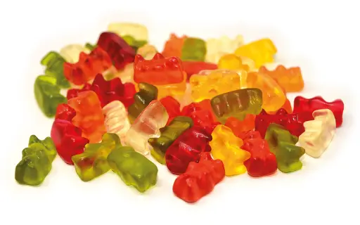 SEC for fingerprint analysis of gummy candies
