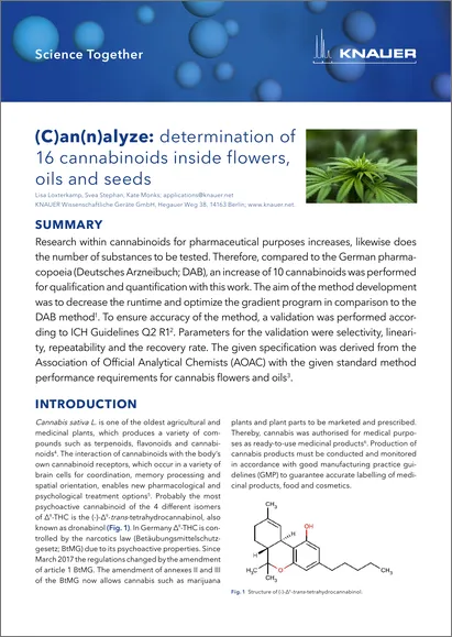 (C)an(n)alyze: determination of 16 cannabinoids inside flowers, oils and seeds