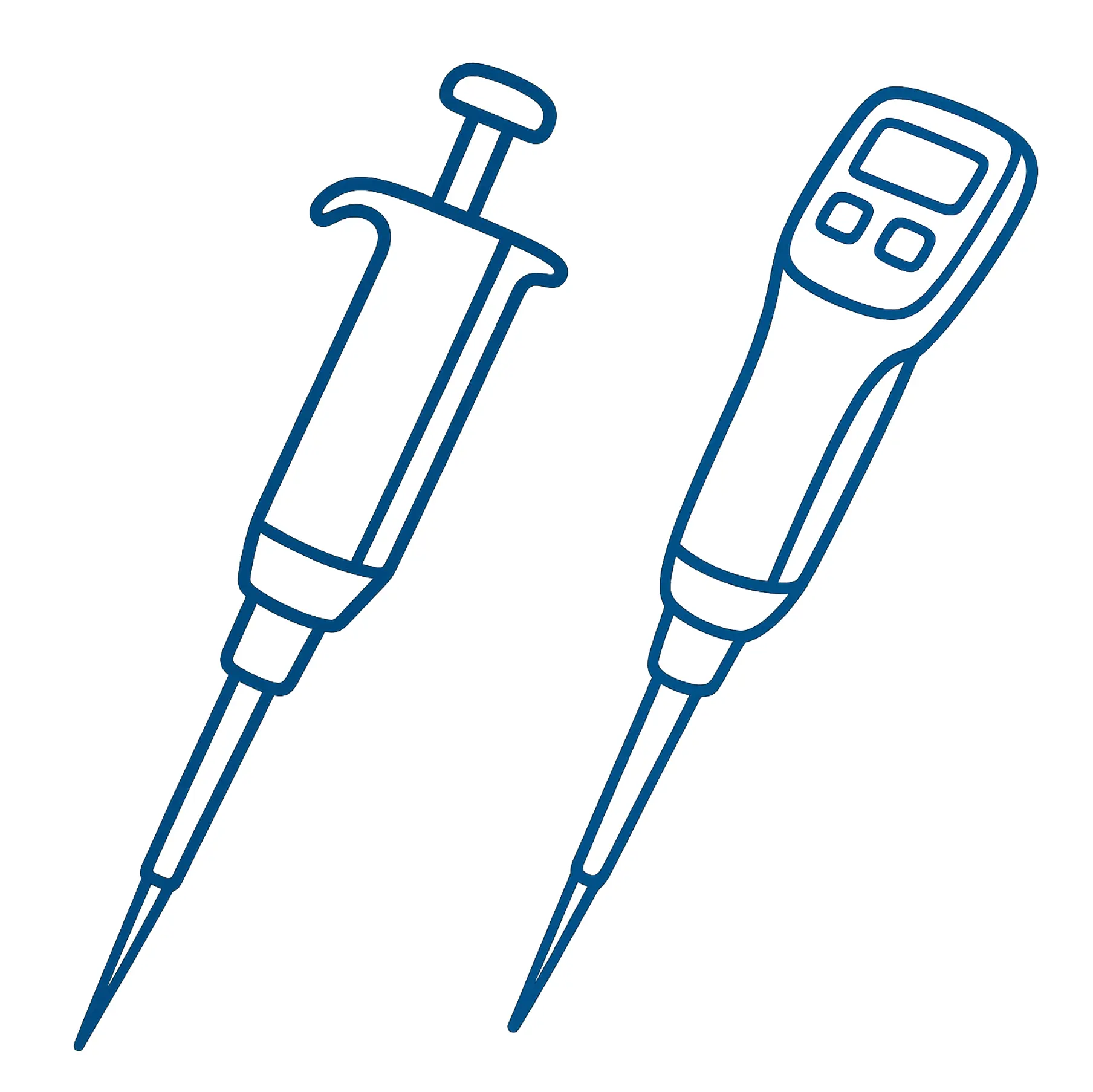 Electronic pipettes