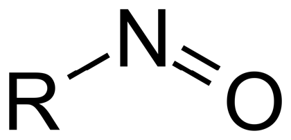 Structural formula of a nitroso chromophore
