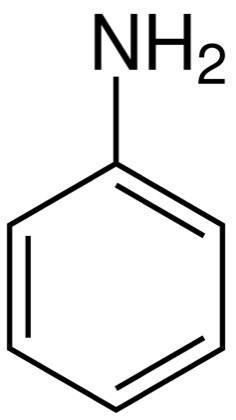 Structural formula of an aniline chromophore