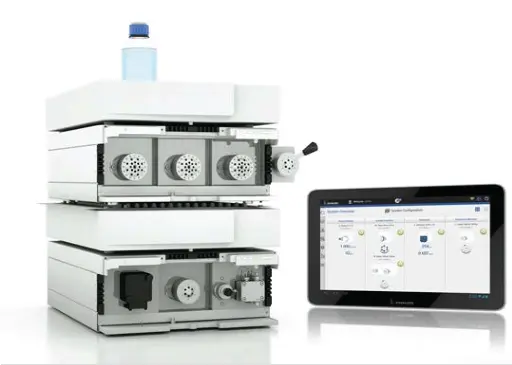 KNAUER AZURA® GPC Cleanup system with Mobile Control