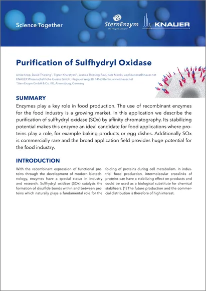 Purification of Sulfhydryl Oxidase