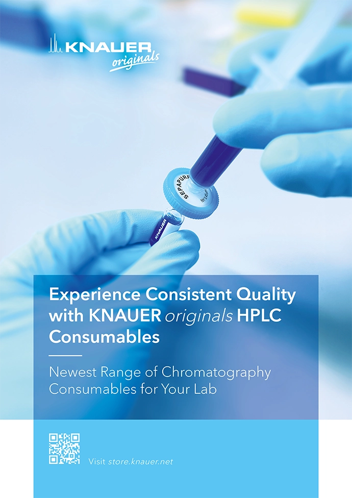 Download KNAUER originals HPLC Consumables Brochure Download KNAUER originals HPLC Consumables Brochure