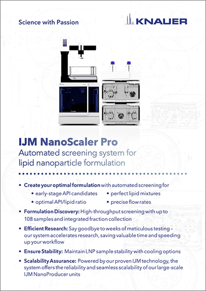 KNAUER IJM NanoScaler Pro Leaflet KNAUER IJM NanoScaler Pro Leaflet