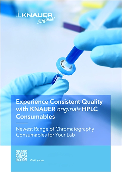 KNAUERoriginals HPLC Consumables Brochure KNAUERoriginals HPLC Consumables Brochure
