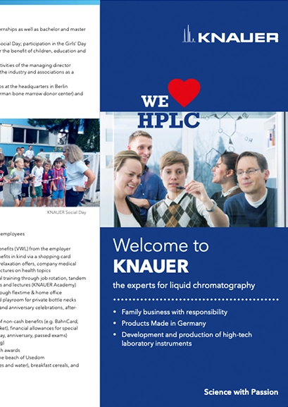 Welcome to KNAUER Leaflet Welcome to KNAUER Leaflet