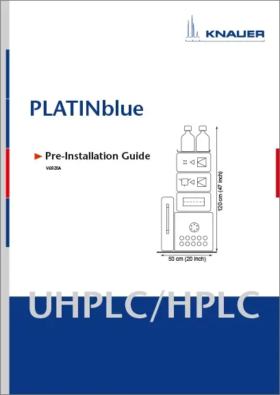 PLATINblue Pre-Installation Guide EN (V6920A)