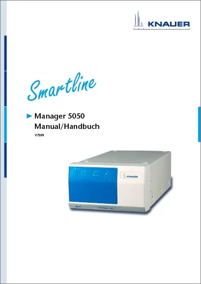 Smartline Manager 5050 User Manual EN/DE (V7599)