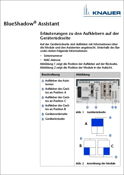 BlueShadow Assistant Supplement EN/DE (7047)