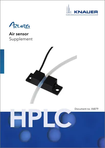 AZURA® Air Sensor Supplement EN (V6879)