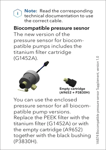 Biocompatible Pressure Sensor Supplement EN (V6874)