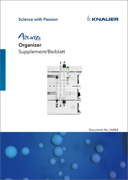 AZURA® Organizer Supplement EN/DE (V6868)