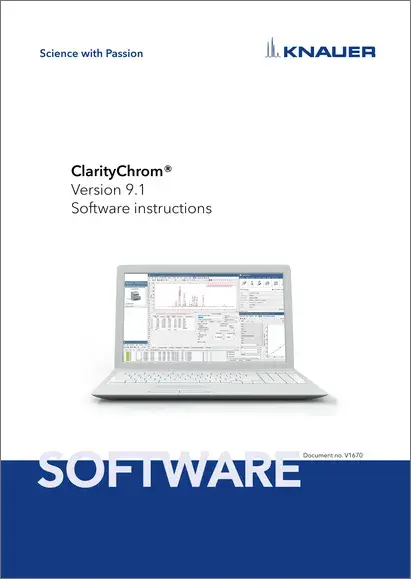 ClarityChrom® 9.1 Software Manual EN (V1670)