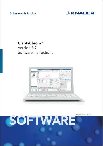 ClarityChrom® 8.7 Software Manual EN (V1670)