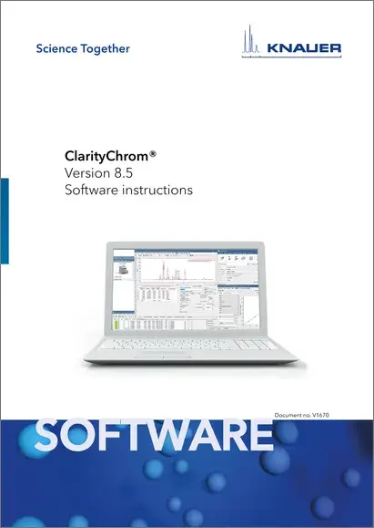 ClarityChrom® 8.5 Software Manual EN (V1670)