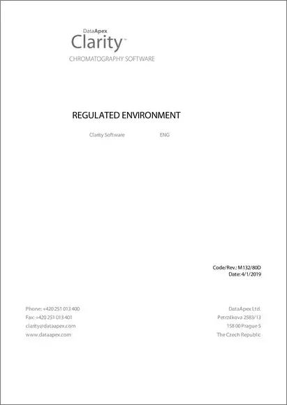 Clarity 8.2.2 in regulated environment