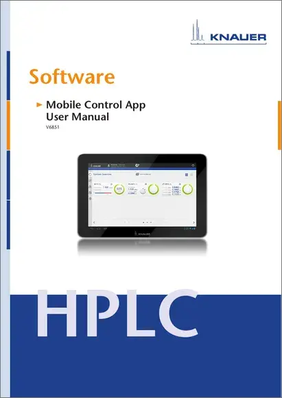 Instructions Mobile Control Version 4.x (V6851)