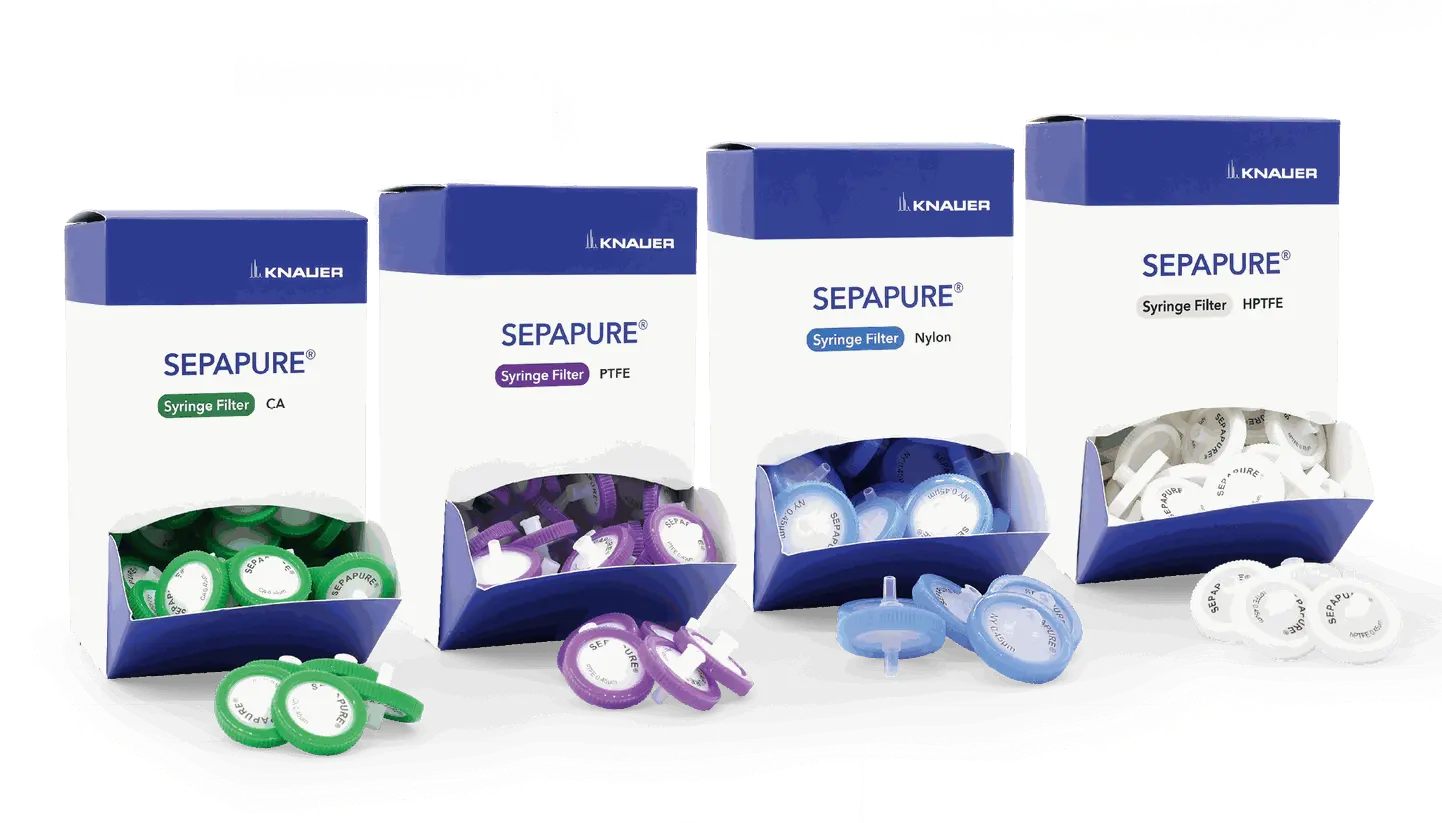 KNAUER Sepapure® Syringe Filter KNAUER Sepapure® Syringe Filter