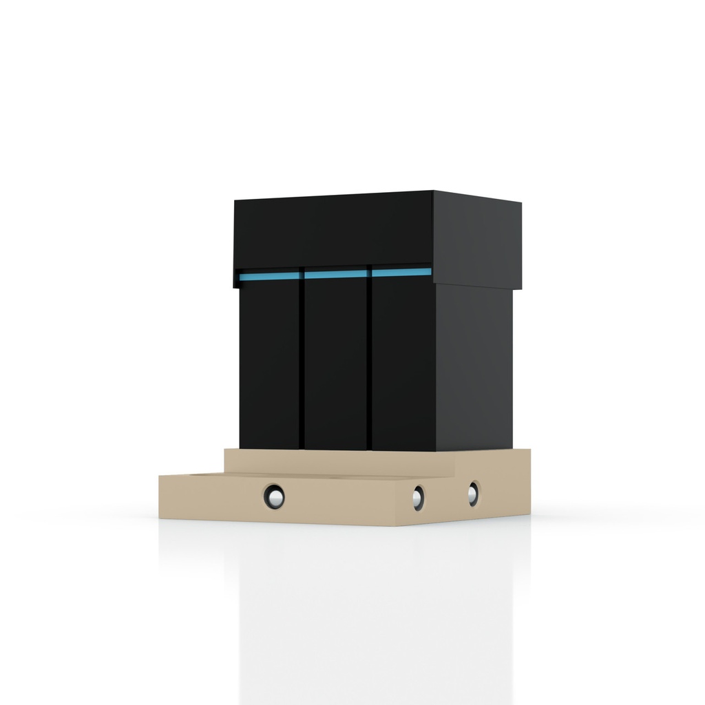 NDG-BLOCK FÜR PUMPE P 2.1L ternär, PEEK max. Flussrate 220 ml/min