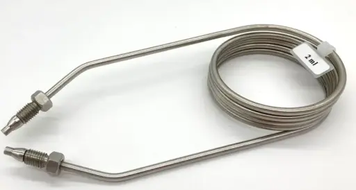 [A1044] Sample loop 2 ml stainless steel, Thread M8x1 for 1/8", ID 1.6 mm