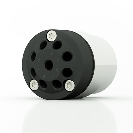 [AVT84AH] AZURA® V 4.1 Ventil, 2Port MultiPos o. Antrieb, patentierte Break-free Rotordichtung, 200 bar, 1/8" 1/4-28 UNF 1.5 mm Bohrung, SSt-DLC/PEEK